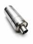 Universal Edelstahl Schalldämpfer - 63,5mm - 145x300mm