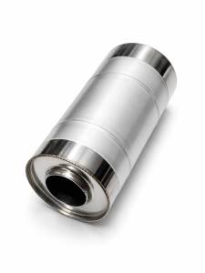 Universal Edelstahl Schalldämpfer - 63,5mm - 125x250mm