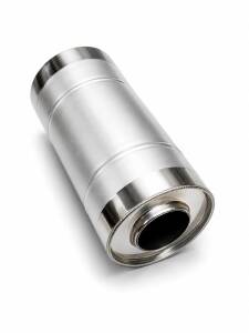 Universal Edelstahl Schalldämpfer - 63,5mm - 125x250mm