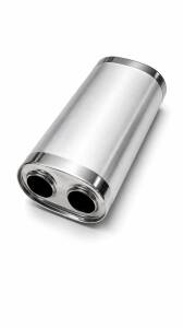 Universal Edelstahl Schalldämpfer - 63,5mm -...