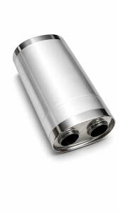 Universal Edelstahl Schalldämpfer - 63,5mm -...
