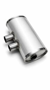 Universal Edelstahl Schalldämpfer - 70mm -...