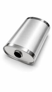 Universal Edelstahl Schalldämpfer - 54mm -...