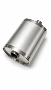 Universal Edelstahl Schalldämpfer - 54mm -...