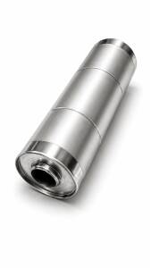 Universal Edelstahl Schalldämpfer - 55mm - 125x500mm