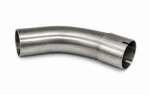 63,5mm Rohrbogen Stahl mit Muffe - 15° Biegewinkel