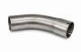 63,5mm Rohrbogen Stahl mit Muffe - 15° Biegewinkel