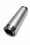 Universal Edelstahl Schalldämpfer - 76mm - 125x400mm