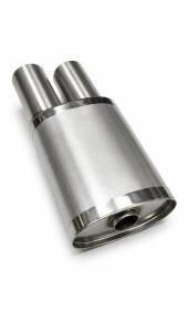 Universal Edelstahl Schalldämpfer - 54mm - mit...