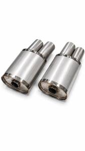 Universal Edelstahl Schalldämpfer Set - 54mm - mit...