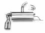 Duplex Auspuff Seat Leon 1P 76mm Edelstahl