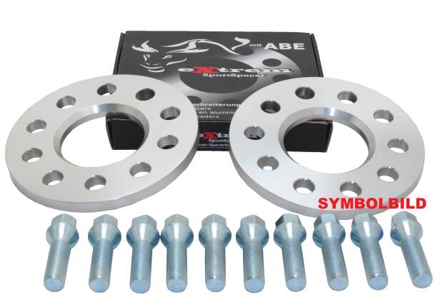 Spurverbreiterung Set 20mm inkl. Radschrauben - Audi 80 / Audi 90 / 89Q / B4