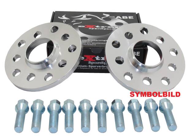 Spurverbreiterung Set 20mm inkl. Radschrauben - Audi A1 (8X)