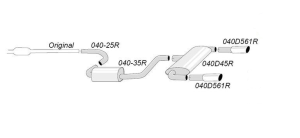 Edelstahl Komplettanlage - Seat - Leon 1P Cupra