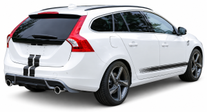 Edelstahl Endschalldämpfer - Volvo - V60/S60