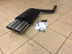 Stahl Endschalldämpfer MERCEDES BENZ CLK C208