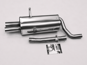 Edelstahl Endschalldämpfer BMW 3er E36 - Motor 320i,323i