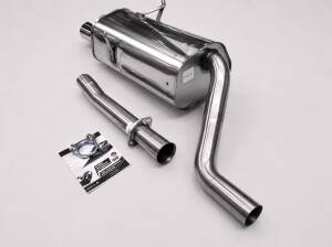 Edelstahl Endschalldämpfer BMW 3er E36 - Motor 320i,323i