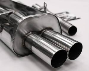 Edelstahl Endschalldämpfer BMW 3er E36 - Motor 320i,323i