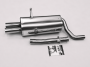 Edelstahl Endschalldämpfer BMW 3er E36 - Motor 320i,323i