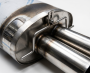Edelstahl Endschalldämpfer BMW 5er Limo Typ E60 - 2x80mm