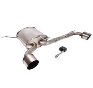 Duplex Endschalldämpfer BMW E90 E92 325i im 335i Look
