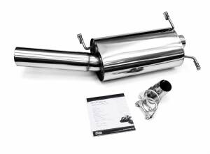 Edelstahl Sportschalldämpfer VW Golf 1 Cabrio Typ 155