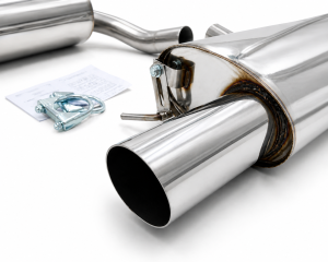 Duplex Sportschalldämpfer VW Passat CC Coupé 4-Motion Typ 3CC Baujahr 06/08- Motor 3.6 V6 Endrohr: 1x100mm