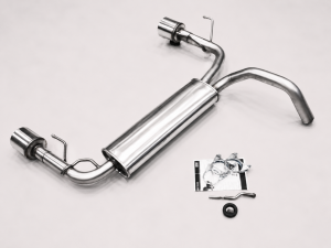 Duplex Edelstahl Sportschalldämpfer FIAT 500 Abarth Typ 312 - 2x100mm