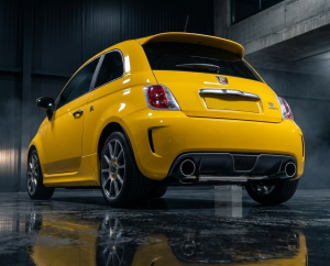 Duplex Edelstahl Sportschalldämpfer FIAT 500 Abarth Typ 312 - 2x100mm