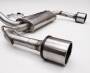 Duplex Edelstahl Sportschalldämpfer FIAT 500 Abarth Typ 312 - 2x100mm