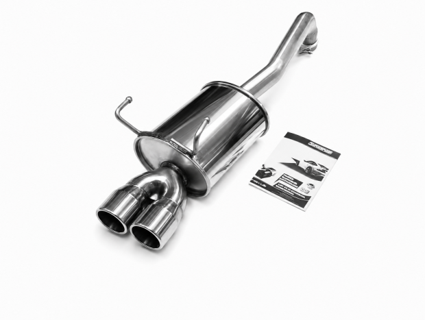 Supersport Sportauspuff Fiat 500 312 2x76mm Edelstahl
