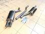 Poweranlage Edelstahl AUDI A4 B5 Quattro Limo, Avant Baujahr 01/95-11/00 Endrohrvariante 2x80mm gerade, gerollter Rand