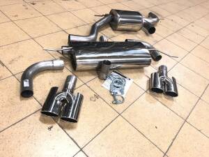 DUPLEX Komplettanlage Edelstahl VW GOLF VI GTI Typ 1K...