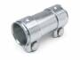 SUPERSPORT Universal Doppelschelle Verbinderelement mit zwei Schellen, Stahl ID 50,5mm Länge 125mm