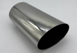Supersport Powerendrohr 92x157mm Edelstahl rechts