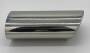 Anschweißendrohr oval links poliert 92x157mm seitlich abgeschrägt, UNIVERSAL
