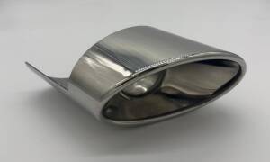 Supersport Powerendrohr 92x157mm Edelstahl links EG