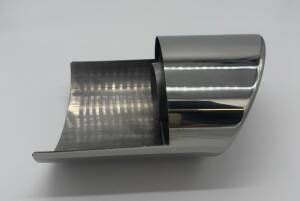 Supersport Powerendrohr 92x157mm Edelstahl links EG