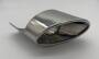 Supersport Powerendrohr 92x157mm Edelstahl links EG