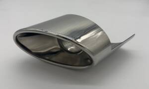 Supersport Powerendrohr 92x157mm Edelstahl rechts EG